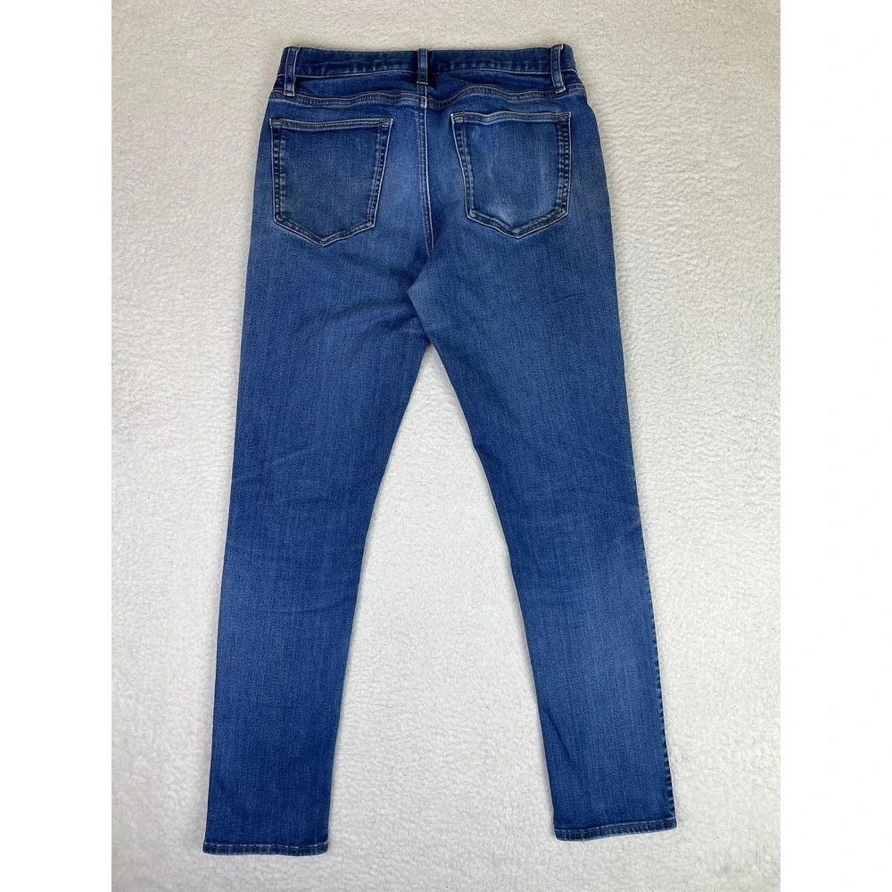 Banana Republic Jeans Mens Blue‎ Slim Traveler Rinse Tapered Stretch Fits 31x32